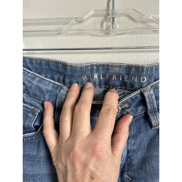 White House Black Market Jeans Womens The Girlfriend Soft Denim Light Distressed - Picture 8 of 12